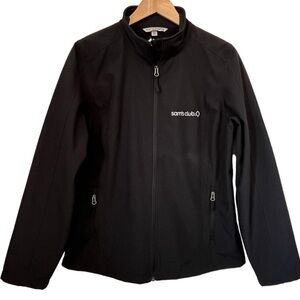 Sam’s Club Employee Soft Shell Fleece Lined Black Jacket Women’s Size XL